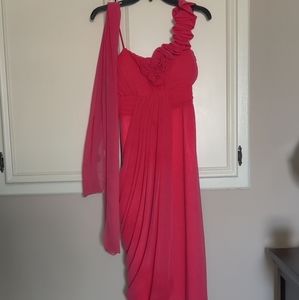 Prom, maid of honor, wedding dress, Size S, coral color